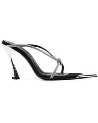 Mugler - Knotted Fang Sandals - Lyst
