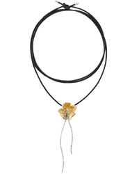 Maje - Flower Necklace - Lyst