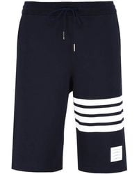 Thom Browne - Classic-Zweetshort Met Gemanipuleerde 4-Bar Stripe - Lyst