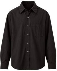 MEIMEIJ - Chest-Pocket Silk Shirt - Lyst