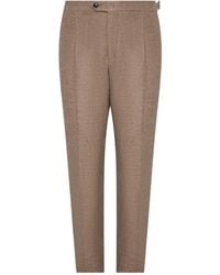 Franzese Collection - Double-Waistband Dart Trousers - Lyst
