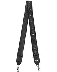 Zadig & Voltaire - Stud-Detail Leather Bag Strap - Lyst