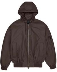 Rains - Bomber Con Cappuccio - Lyst