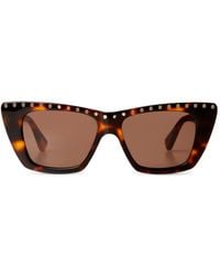 Temperley London - Dolly Stud-Embellished Cat-Eye Sunglasses - Lyst