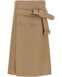 Vetements - Cotton Midi Skirt - Lyst