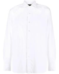 Dell'Oglio - Button-Up Cotton Shirt - Lyst