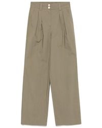 Lorena Antoniazzi - Pleat-Detail Trousers - Lyst