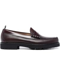 Fred Perry Textured Leather Loafers