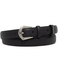 Zadig & Voltaire - Logo-Embroidered Leather Belt - Lyst