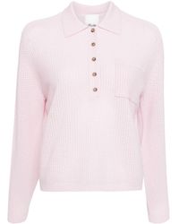 Allude - Knit Polo Sweater - Lyst