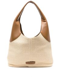 THEMOIRÈ - Ninfa Straw Shoulder Bag - Lyst