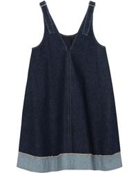 3.1 Phillip Lim - Tie-Strap Denim Dress - Lyst