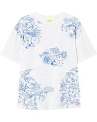 Twinset - X Myfo T-Shirt Mit Illustrations-Print - Lyst
