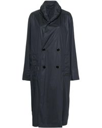 Lemaire - Double-Breasted Raincoat - Lyst