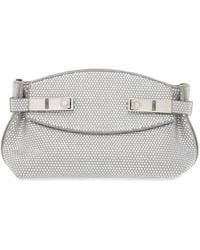 Ferragamo - Hug Crystal-Embellished Clutch Bag - Lyst