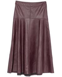 forte_forte - Panelled A-Line Midi Skirt - Lyst