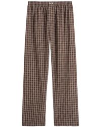 Tekla - Pyjama À Carreaux En Coton - Lyst