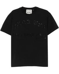 John Richmond - Round-Neck Embellished T-Shirt - Lyst