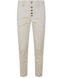 Dondup - Perfect Button-Fastening Trousers - Lyst