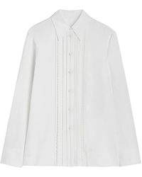 Jil Sander - Pleated Long Sleeves Shirt - Lyst