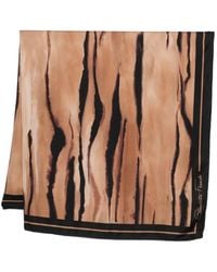 Elisabetta Franchi - Écharpe À Motif Monogrammé - Lyst