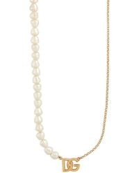 Dolce & Gabbana - Dg-Logo Chain-Link Necklace - Lyst