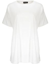 Herno - Oversized T-Shirt With Drawstring Detail - Lyst