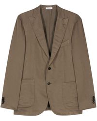 Boglioli - K-jacket Blazer Met Enkele Rij Knopen - Lyst