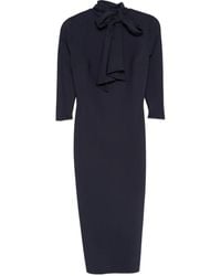 La Petite Robe Di Chiara Boni - Neck-Tie Midi Dress - Lyst