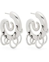 Panconesi - Pierced Serpent Hoop Earrings - Lyst