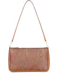 Etro - Small Paisley Leather Shoulder Bag - Lyst