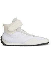 Balmain - Racing Mid-Top Trainers - Lyst
