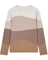 Studio Tomboy X - T-Shirt Met Golvend Patroon En Lange Mouwen - Lyst