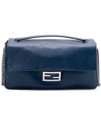 Fendi - Baguette Leren Schoudertas - Lyst