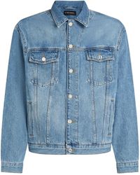 Karl Lagerfeld - Logo-Print Denim Jacket - Lyst