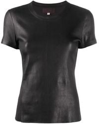 Stouls - T-Shirt En Cuir - Lyst