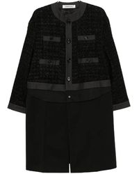 Undercover - Wool-Blend Tweed Coat - Lyst