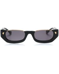 Nanushka - Zorea Rectangle-frame Sunglasses - Lyst