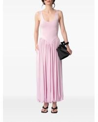 Concepto - Aria Gathered-Detail Jumpsuit - Lyst