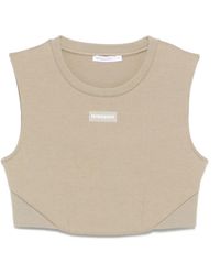 Patrizia Pepe - Crew-Neck Sleeveless Top - Lyst