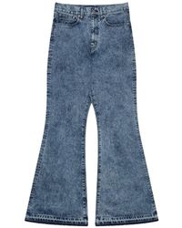 Junya Watanabe - Vaqueros Bootcut Con Efecto Lavado - Lyst