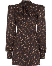 The Vampire's Wife Mini-jurk Met Print - Bruin