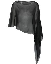 Antonelli - Poncho Melone Asymétrique - Lyst