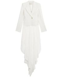 Blumarine - Single-Breasted Asymmetric-Hem Blazer - Lyst
