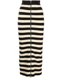 Nanushka - Nima Striped Terry-cloth Skirt - Lyst