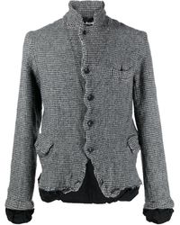 COMME DES GARÇON BLACK - チェック ジャケット - Lyst
