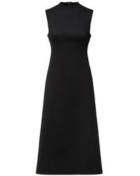 Calvin Klein - Sleeveless Mock-Neck Midi Dress - Lyst