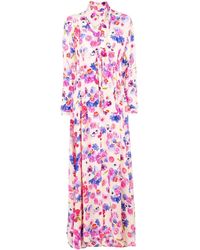 Natasha Zinko Floral Printed Maxi Dress - Meerkleurig