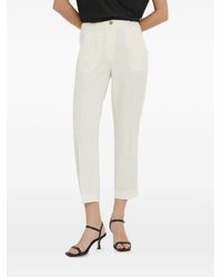 Sisley - Pantalon De Tailleur À Taille Élastique - Lyst