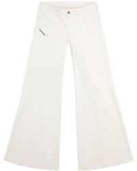 DIESEL - D-akii Mid-rise Flared Jeans - Lyst
